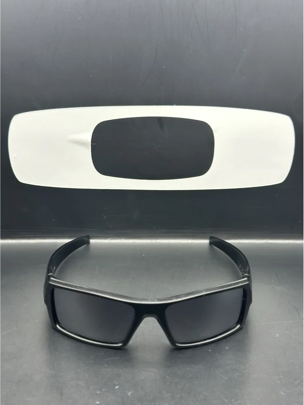 Oakley Gascan S Polished Black w/Black Iridium Lenses